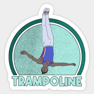 Trampoline Gymnastics Sticker